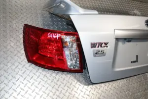 JDM 2008 - 2014 SUBARU IMPREZA WRX STI SEDAN GRB GVF REAR TRUNK W/ SPOILER, TAIL LIGHTS & REAR BUMPER - Image 9