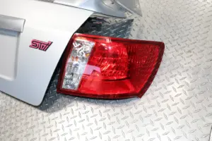JDM 2008 - 2014 SUBARU IMPREZA WRX STI SEDAN GRB GVF REAR TRUNK W/ SPOILER, TAIL LIGHTS & REAR BUMPER - Image 10
