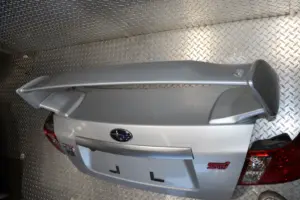 JDM 2008 - 2014 SUBARU IMPREZA WRX STI SEDAN GRB GVF REAR TRUNK W/ SPOILER, TAIL LIGHTS & REAR BUMPER - Image 11