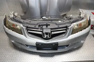 JDM 2004 - 2008 HONDA ACCORD CL7 ACURA TSX SILVER COMPLETE FRONT END NOSE CUT REAR CONVERSION