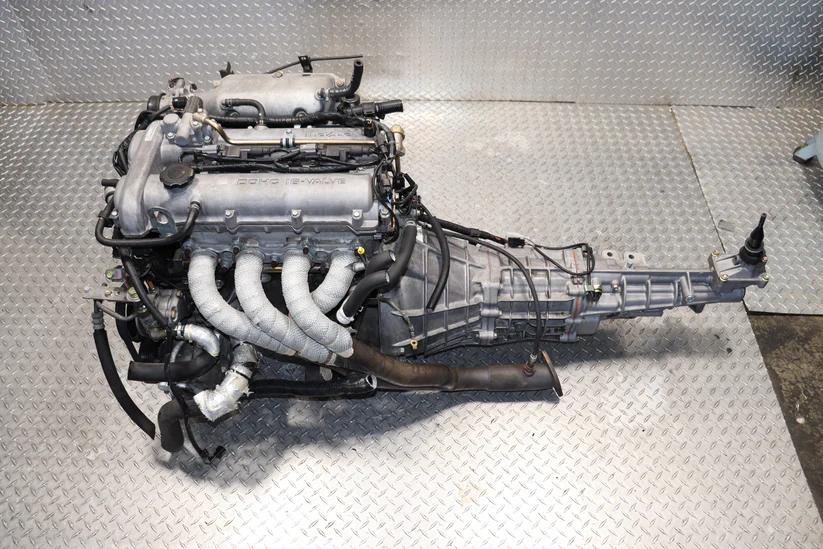 IMG 8431 JDM 2001 2002 2003 2004 2005 MAZDA MIATA ENGINE WITH 6 SPEED MANUAL TRANSMISSION - Image 1