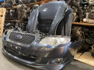 JDM 2006-2009 Subaru Legacy BP5 Front End Bumper Headlights Hood Fenders - Image 8