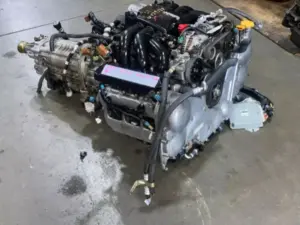 JDM EZ30 USED SUBARU LEGACY 3.0 LITER ENGINE EZ30 WITH 6 SPEED MANUAL TRANSMISSION , REAR SUB FRAME, REAR MATCHING DIFFERENTIAL , ECU , WIRE - Image 5