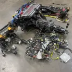 JDM EJ207 WRX STI V7 COMPLETE ENGINE AND 6 SPEED MANUAL TRANSMISSION, WIRE ,ECU, BREMBOS, REAR MATCHING DIFF