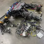 JDM WRX STI EJ207 V7 COMPLETE ENGINE ( EJ207DW3CR ) 6 SPEED TRANSMISSION ((TY856WB1) , ECU WIRE LOOM , SPEC C