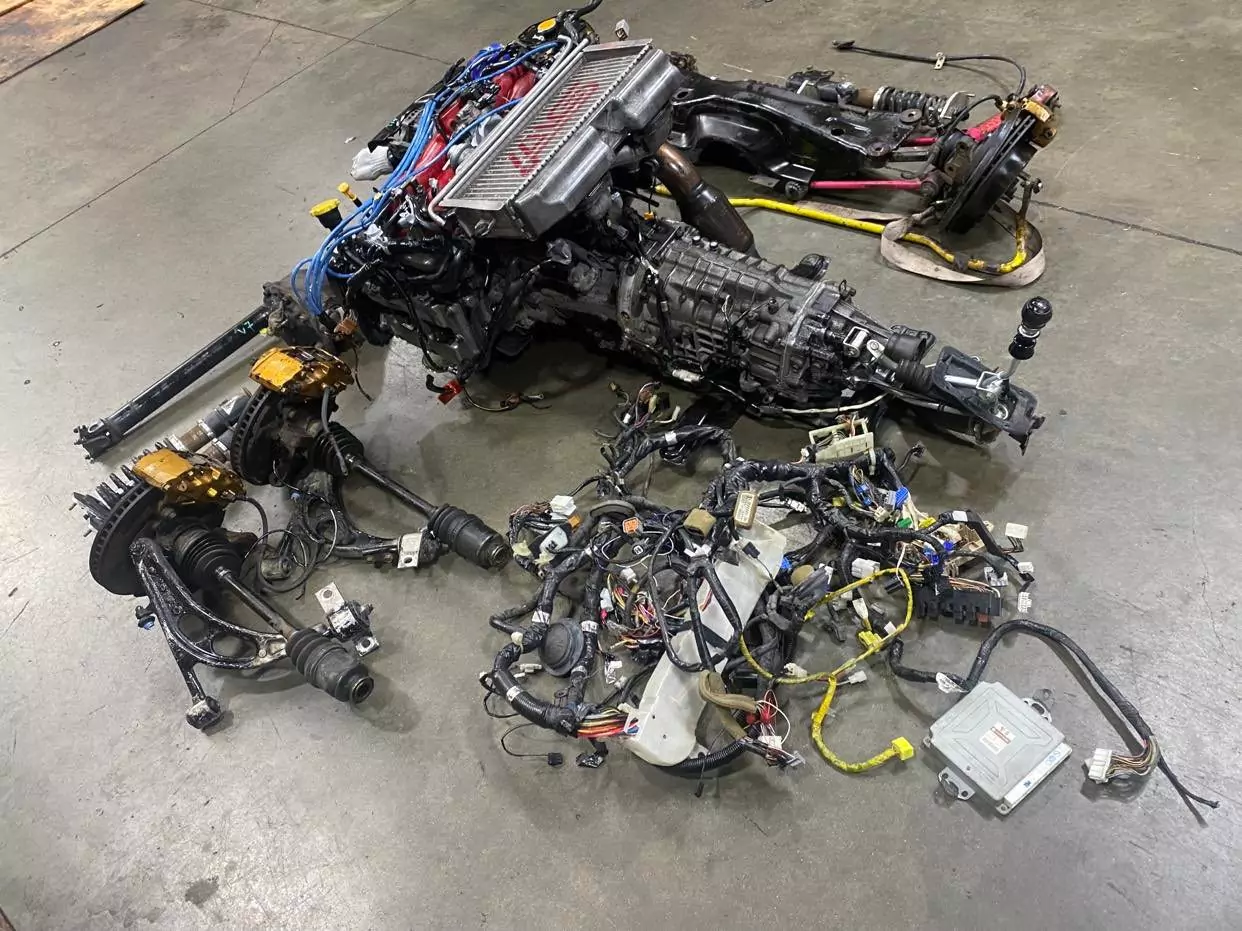 296486818 367812192207606 8865902676225750433 N 6565c68f56ef2 1 JDM WRX STI EJ207 V7 COMPLETE ENGINE ( EJ207DW3CR ) 6 SPEED TRANSMISSION ((TY856WB1) , ECU WIRE LOOM , SPEC C - Image 1