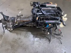 JDM USED NISSAN SKYLINE GTR R32 , RB 26 DET ENGINE AND AWD TRANSMISSION 5 SPEED MANUAL , UNCUT WIRE AND ECU - Image 7