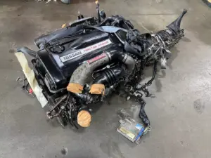 JDM USED NISSAN SKYLINE GTR R32 , RB 26 DET ENGINE AND AWD TRANSMISSION 5 SPEED MANUAL , UNCUT WIRE AND ECU - Image 2
