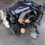 JDM USED NISSAN SKYLINE GTR R32 , RB 26 DET ENGINE AND AWD TRANSMISSION 5 SPEED MANUAL , UNCUT WIRE AND ECU