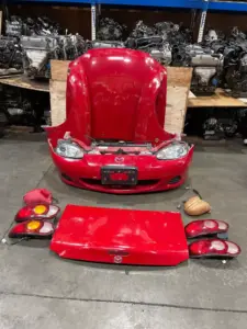 JDM MAZDA MIATA FRONT ENDS , FORNT RAD SUPPORT , HEAD LIGHT , FRONT BUMPER, HOOD, FENDERS 1998-2004