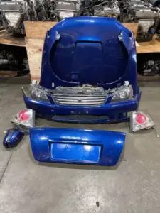 JDM TOYOTA ALTEZZA Lexus IS300 Bumper Grille Headlights Fenders Hood, REAR BUMPER, TRUNK, SIDE SKIRT 2001-2005 - Image 7