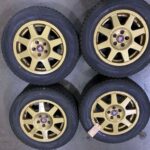 JDM WHEELS MIM BY SPEED LINE ITALY GOLD COLOR , 5X100…