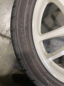 JDM WHEELS JDM HONDA RSX TYPE R , DC5 OEM WHEELS BY ASAHI TEC 17x6JJ 5X114.3 OFFSET 60 GOOD USED TIRES - Image 10