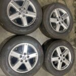 JDM USED NISSAN OEM WHEELS AND USED TIRES SPEC : 5X114.3 16.5JJ OFFSET 40