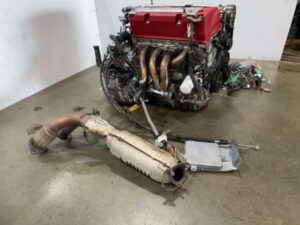 JDM K20A A TYPE R DC5 ENGINE RSX 2002-2005 AND 6 SPEED MT TRANSMISSION UNCUT WIRE , ECU - Image 2