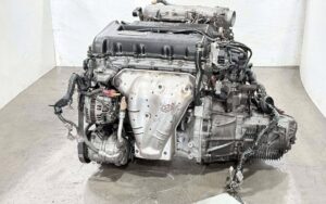 JDM Nissan Primera Engine Attached 5 Speed Manuel Transmission, Uncut Wire ,ECU SR20VE Neo VVL G20 B13 Engine DOHC 2.0L SR20-VE Motor
