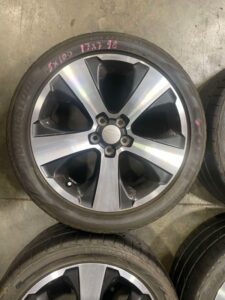 JDM SUBARU OEM WHEELS 2008-2014 STI MODEL GRF 5X114.3, 17X7 JJ OFFSET 48 , BRIDGESTONE USED TIRES - Image 4