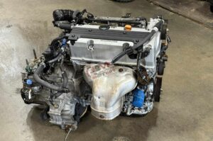 JDM K24A HONDA ACCORD 2.4L i-VTEC ENGINE 2003-2007 , ATTACHED WITH AUTOMATIC TRANSMISSION , ACURA TSX CAN FIT 2003-2007 TYPE S