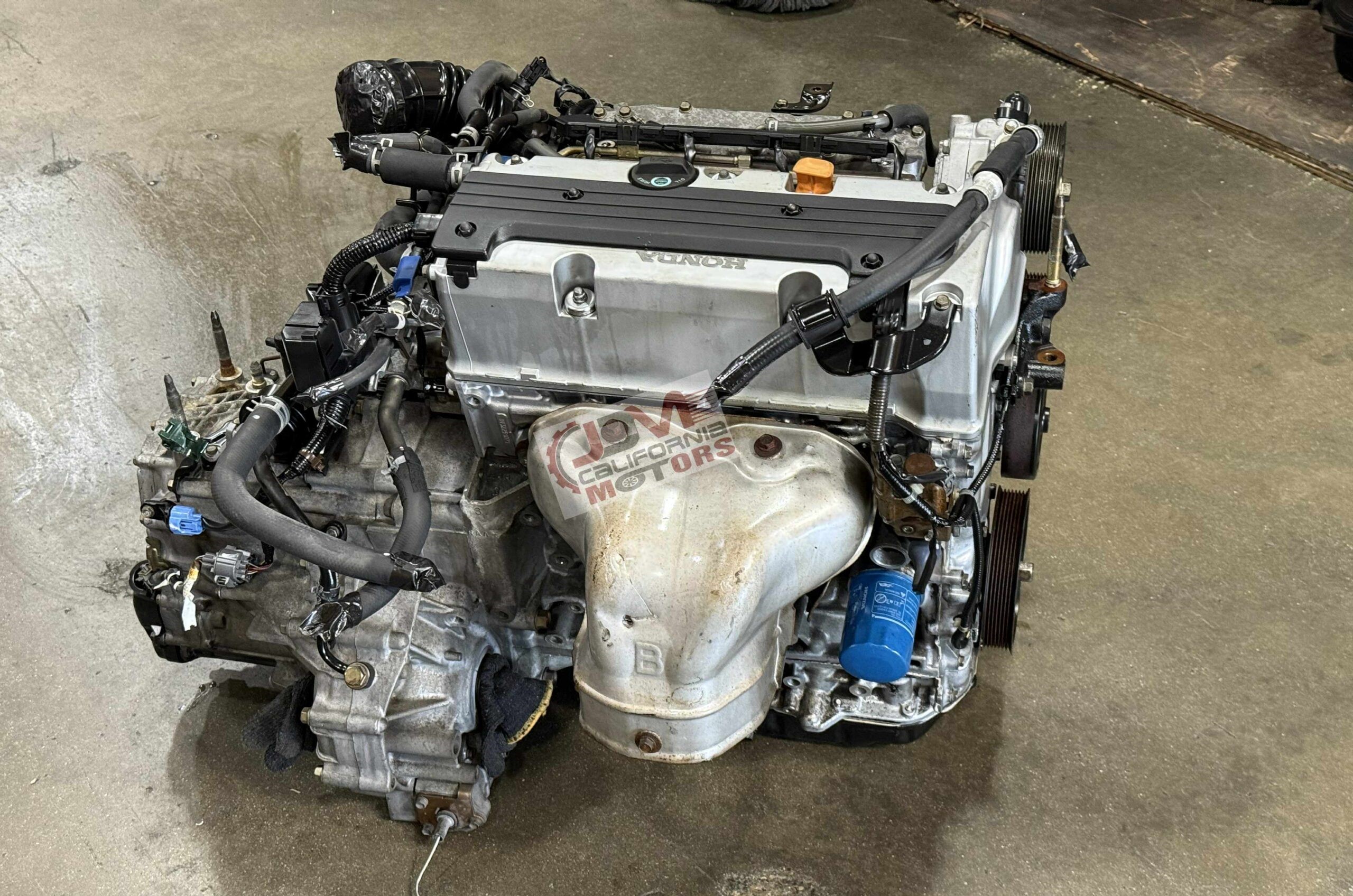 F20f743d 767f 4f51 81c5 0663e1c993d2 2 Scaled 1 JDM K24A HONDA ACCORD 2.4L i-VTEC ENGINE 2003-2007 , ATTACHED WITH AUTOMATIC TRANSMISSION , ACURA TSX CAN FIT 2003-2007 TYPE S - Image 1