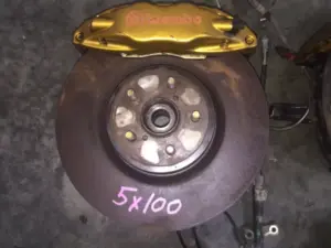 JDM SUBARU STI BREMBO 5X100 BRAKE ASSEMBLY - Image 5