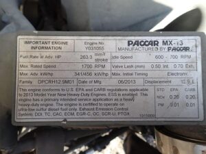 2013 Paccar MX13 Turbo Diesel Engine RUNS STRONG! LOW MILES! Truck 485 HP MX-13 - Image 4