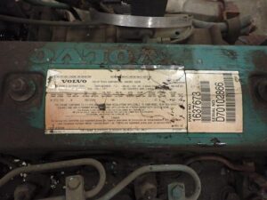 1999 Volvo VE D7C-300 Turbo Diesel Engine RUNS EXC! 300 HP D7 Truck D7C - Image 2