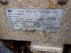 1996 Caterpillar 3406C Turbo Diesel Engine RUNS EXC. LOW MILES! 8PN Truck 3406 - Image 7