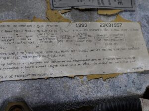 1993 CAT 3116 Diesel Truck Engine 55K MILES! 215 HP - Image 10