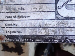 1977 Cummins NTA-855C 310 Truck Engine CPL 201 - Image 6