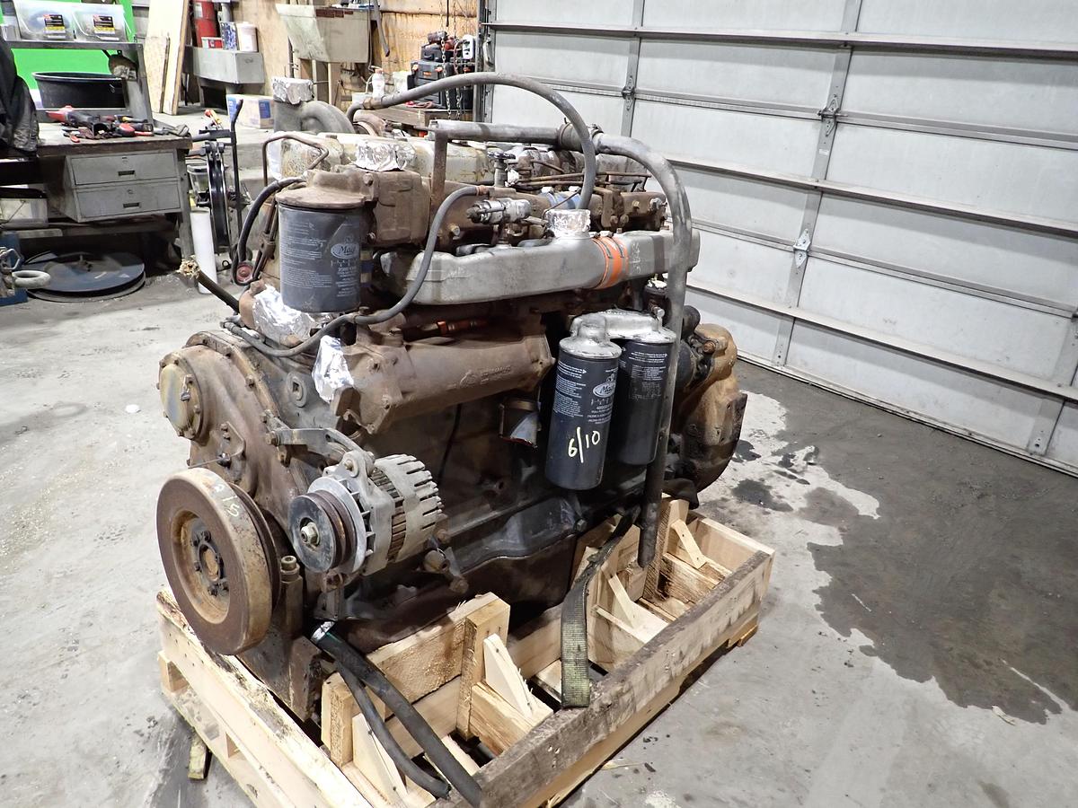 Used 1984 Mack Em 6 300 Turbo Diesel Engine 1984 Mack EM6-300 Turbo Diesel Engine - Image 1