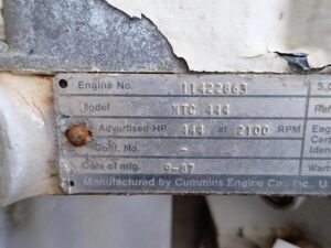 1987 Cummins NTC 444 Diesel Engine - Image 6