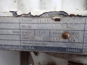 1987 Cummins NTC 444 Diesel Engine - Image 7