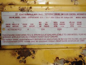 1989 CAT 3306 DITAAC 300 HP Truck Engine - Image 10