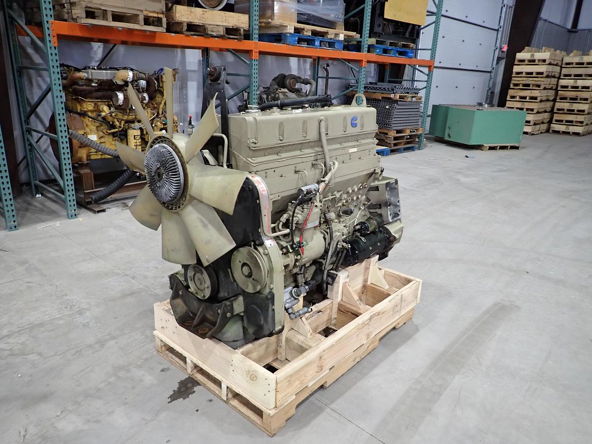 Used 1989 Cummins Lta 10 300 Diesel Engine W Jake Brake 1989 Cummins LTA10-300 Diesel Engine w/ JAKE BRAKE - Image 1