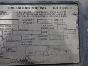 1990 Mack E6-270 4 Valve Diesel Engine - Image 9