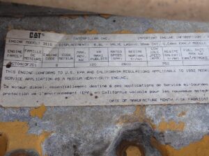 1992 CAT 3116 Diesel Truck Engine 21K MILES! 215 HP - Image 8