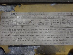 1992 CAT 3116 Truck Engine LOW MILES! AR # 6I-4141 - Image 9