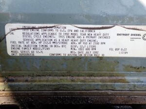 1992 Detroit Diesel 12.7 Series 60 DDEC 2 - Image 5