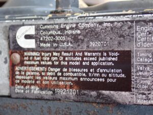 1993 Cummins B5.9-160 Turbo Diesel Truck Engine CPL 1351 - Image 7