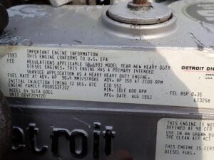 1993 Detroit Diesel 6V92TA Truck Engine 350 HP DDEC - Image 6