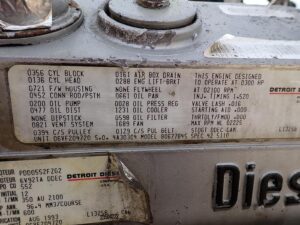 1993 Detroit Diesel 6V92TA Truck Engine 350 HP DDEC - Image 2