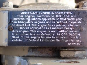1994 Cummins B5.9-190 Diesel Engine 6BT CPL 1551 5.9 - Image 6