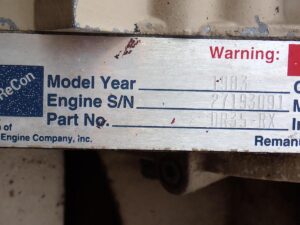 1995 Cummins NTC-350 Big Cam Diesel Engine CPL 632 - Image 7