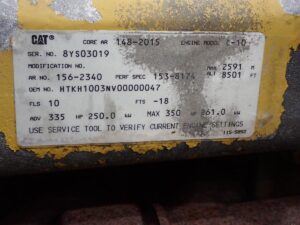 1998 CAT C10 Diesel Engine AR # 156-2340 - Image 9