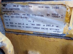 1999 CAT 3406E Diesel Truck Engine 2WS 171-8354 - Image 6