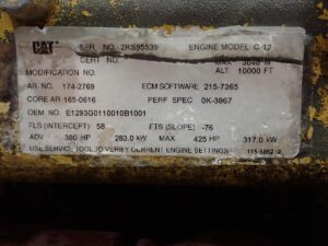2002 CAT C12 Diesel Engine TAKEOUT - Image 8