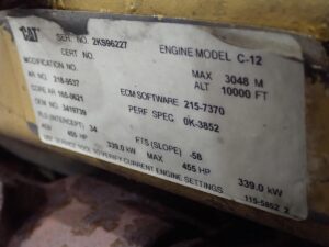 2002 CAT C12 Diesel Truck Engine 455 HP LOW TIME! - Image 11