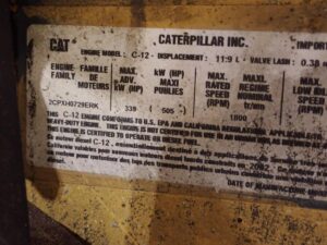 2002 CAT C12 Diesel Truck Engine 455 HP LOW TIME! - Image 9