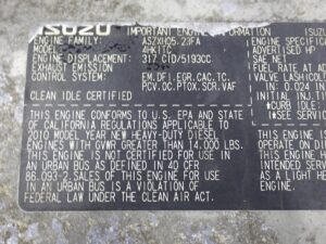 2010 Isuzu 4HK1-TC Diesel Engine 25K MILES! - Image 9