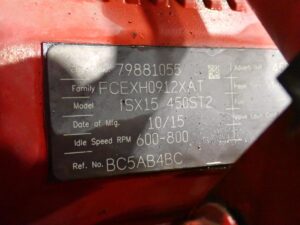 2015 Cummins ISX15 Diesel Engine 450 HP CPL 4583 - Image 8